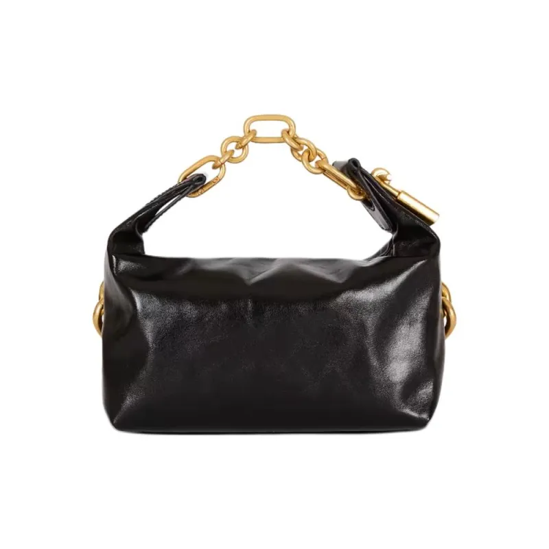BALMAIN Calfskin Handbag Mini Women's Black-2