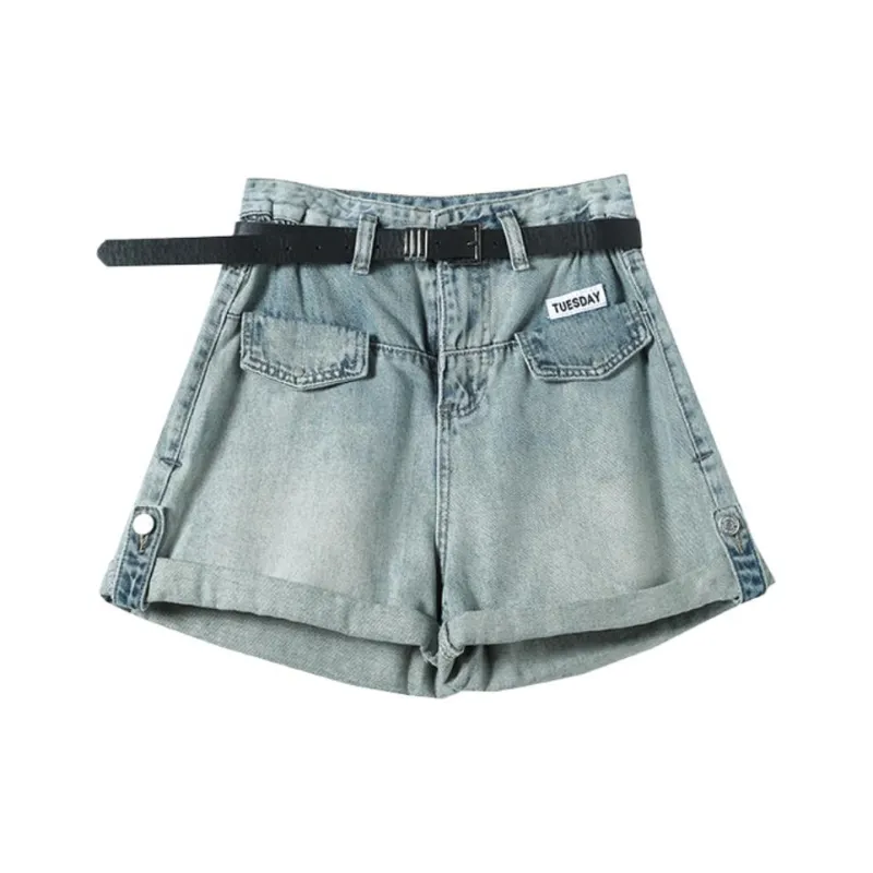 GOSO Denim Shorts Women's Blue-0