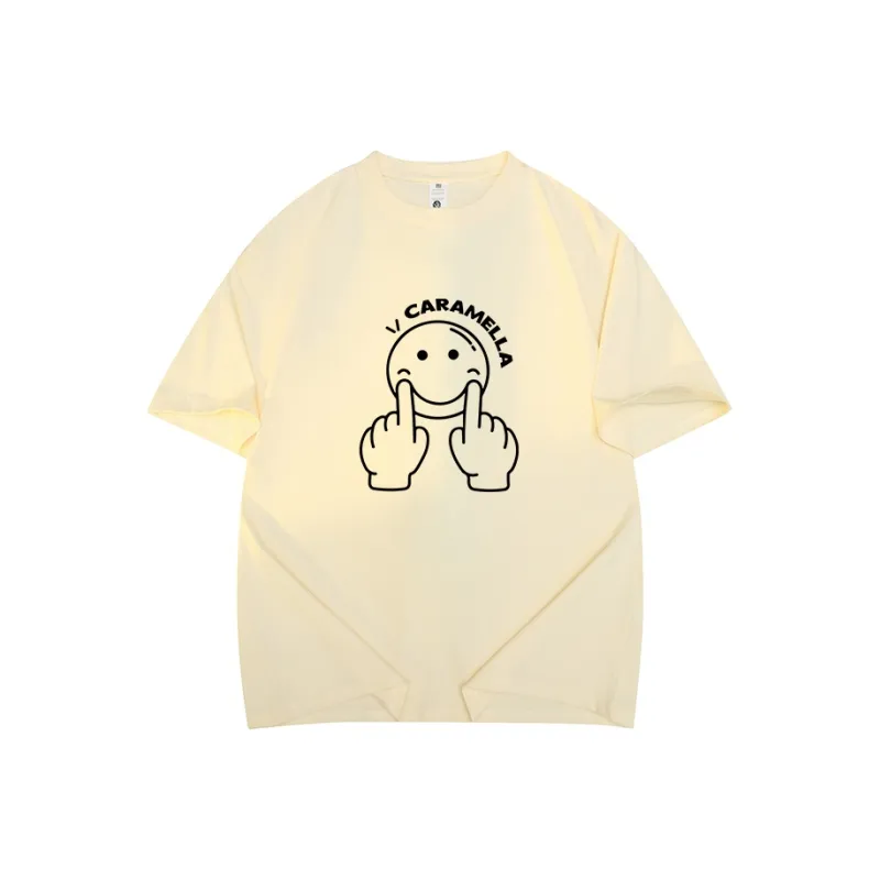 Caramella Drop Shoulder Sleeve T Shirt Women's-20