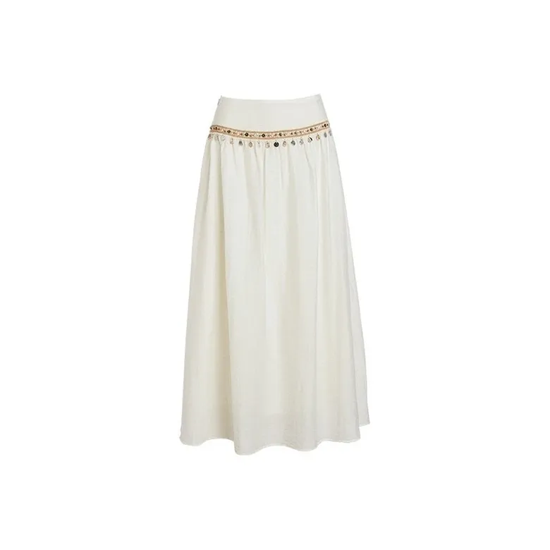 HDFULERN Casual Long Skirt Women's-0