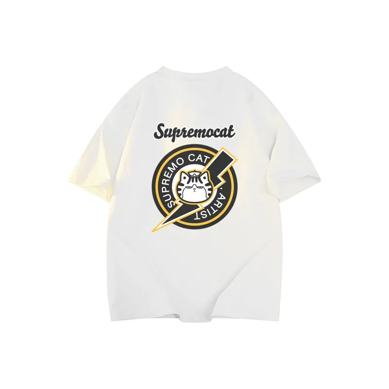 Supremo Cat T Shirts Unisex-2