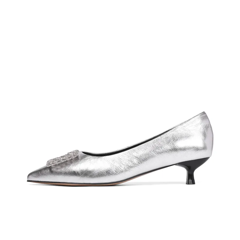 GOLDLION High Heels Women's Silver-0