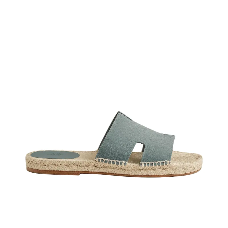 HERMES Antigua Slide Slippers Men's Blue-1