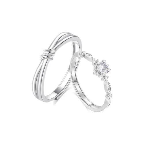 JUICY Air S999 Fine Silver Rings Unisex