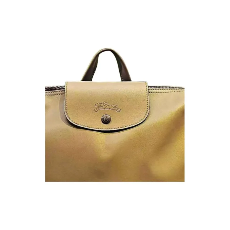 LONGCHAMP Le Pliage Xtra Cow Leather Backpack Medium Size Unisex Tobacco-1