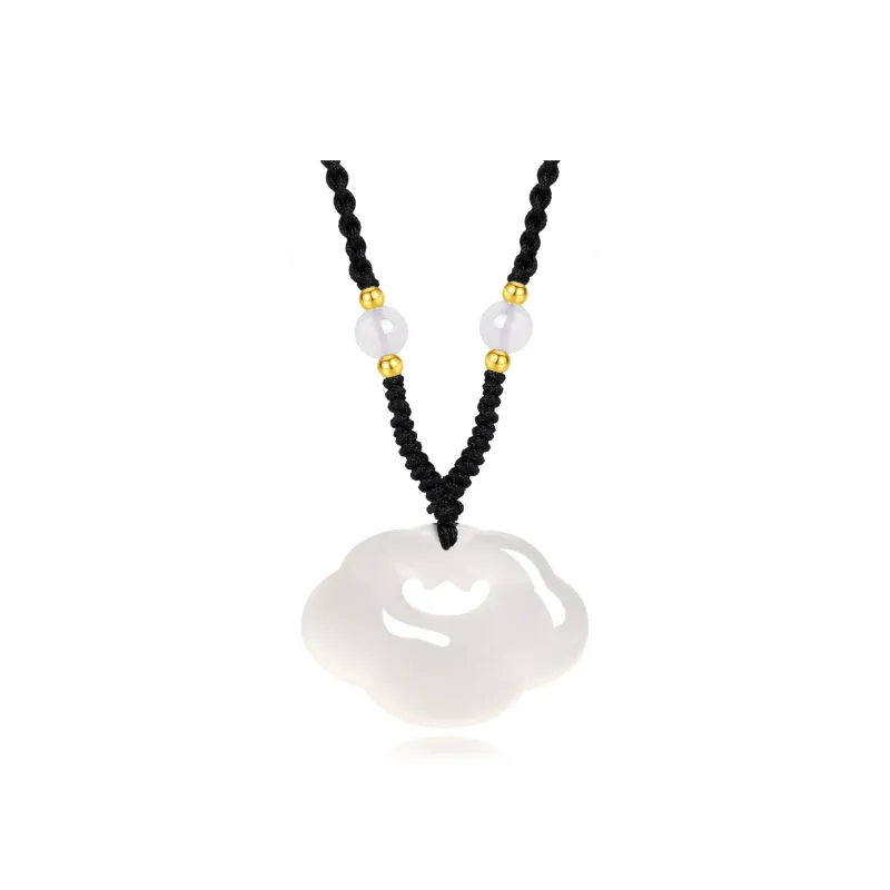 Lao Feng Xiang Chalcedony Necklaces Women's-5