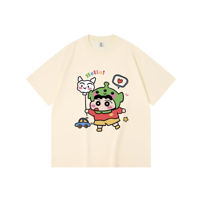 Crayon Shinchan Short Sleeved T Shirts Unisex-8