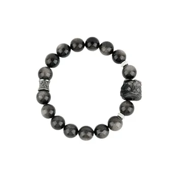 Regalrose Obsidian Bracelets Unisex
