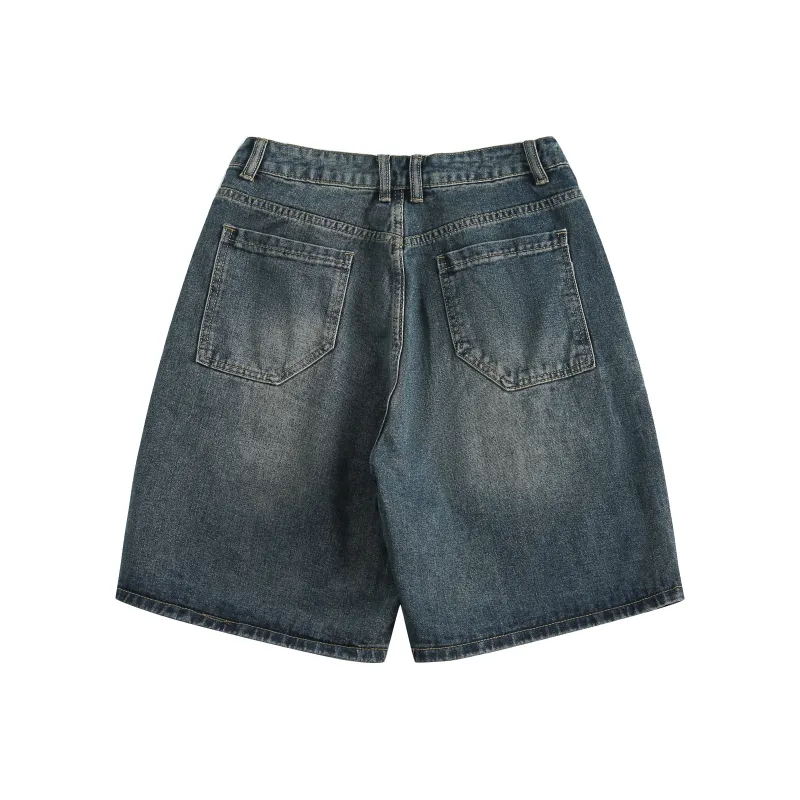 TIRED Denim Shorts Unisex-12