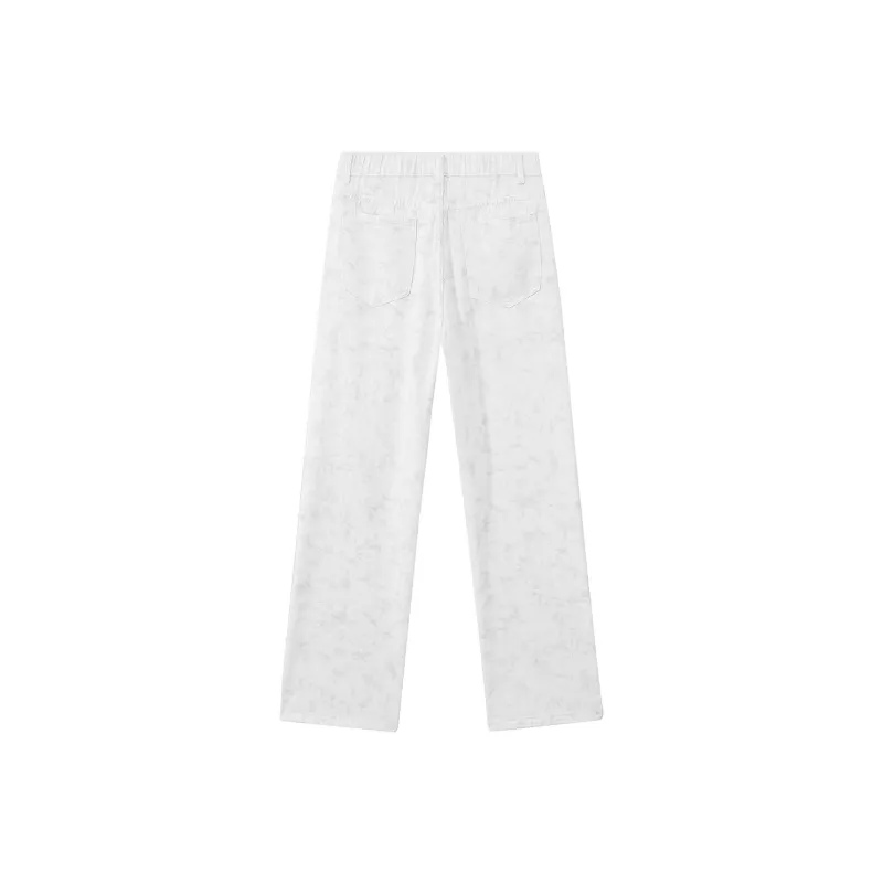 Jeep Pasture Horse Lifestyle Casual Pants Unisex Raw White-1