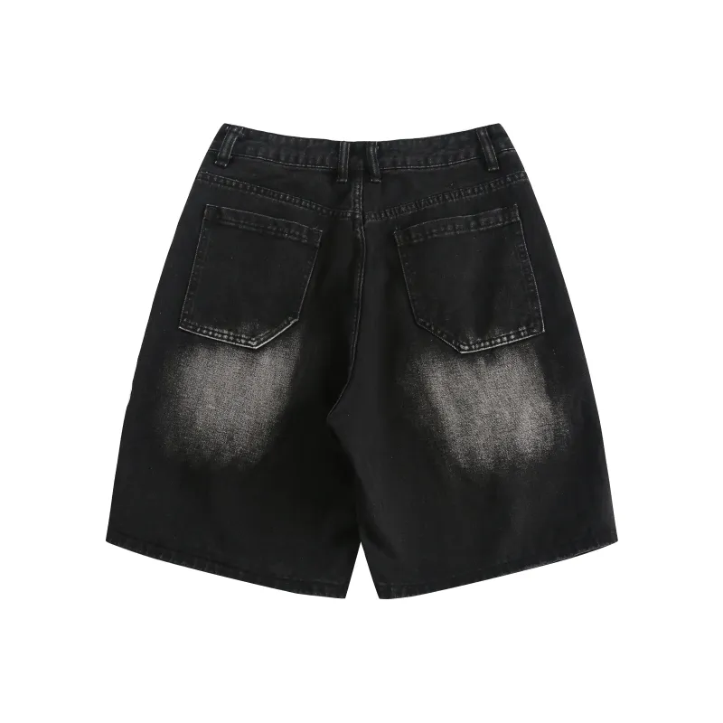 TIRED Denim Shorts Unisex-24