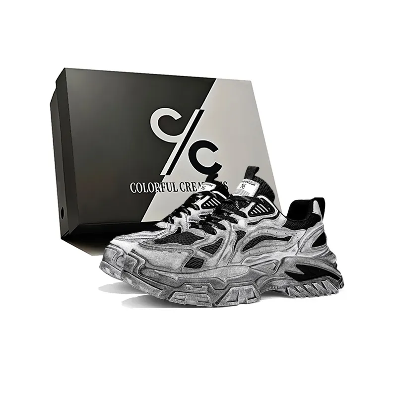 Colorful Creations Low Top Chunky Sneakers Men's-1