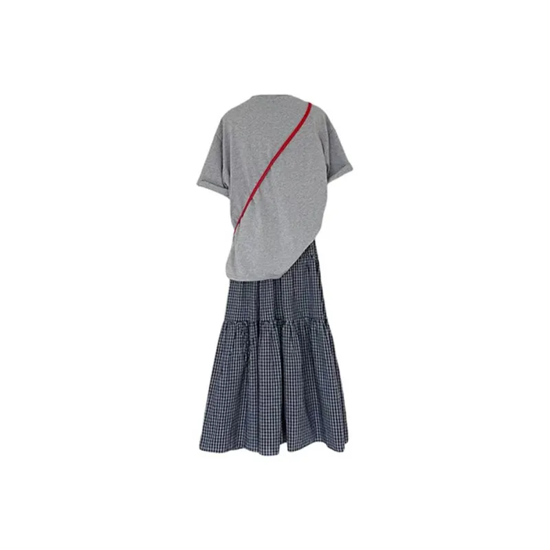 Mu Xiao Xin Two Piece Skirt Sets Women's-1