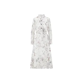 DIOR Long Sleeved Dress Women's White