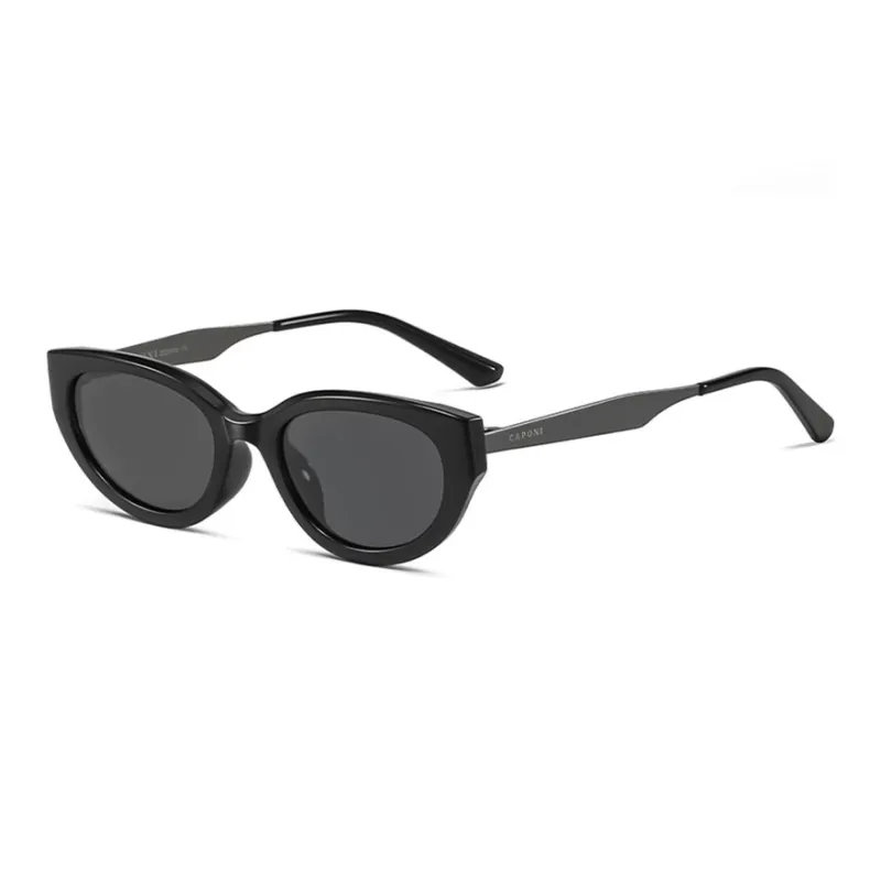 CAPONI TR/Memory Plastic Cat Eye Sunglasses Unisex-0
