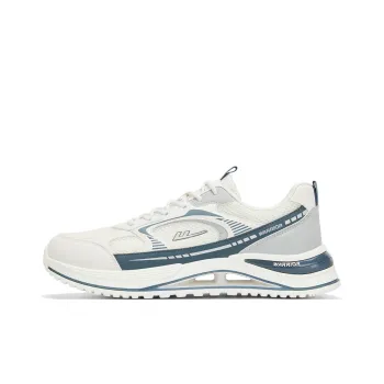 Warrior Low Top Casual Shoes Men's White Blue Gray