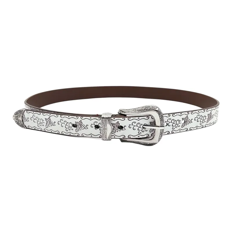 JEANSWEST Artificial Leather PU Leather Belts Women's 3CM-0