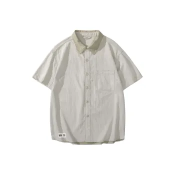 FCB ARCELONA Shirt Unisex Gray Khaki Color