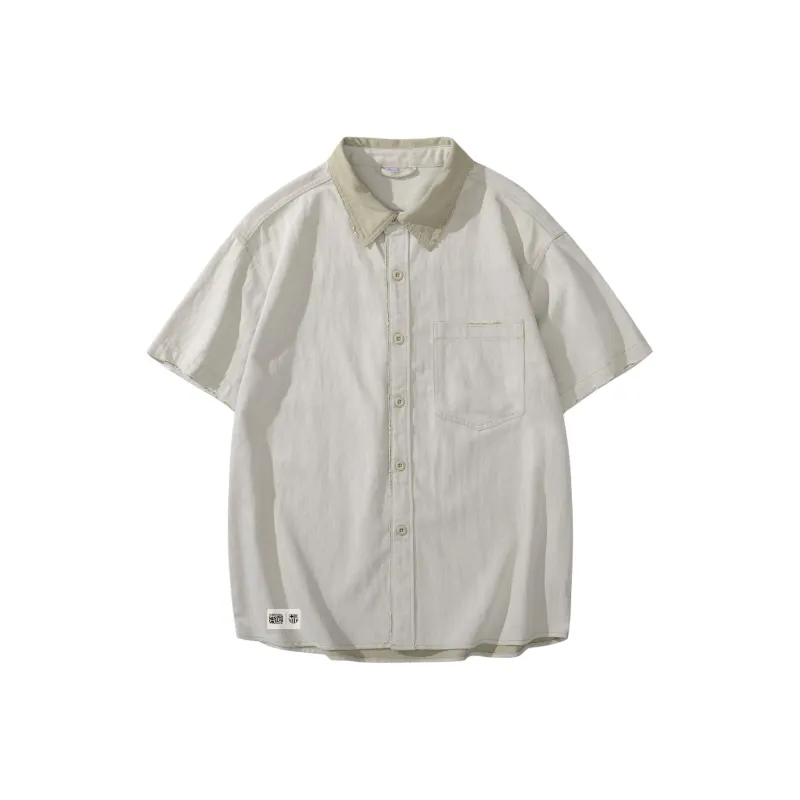 FCB ARCELONA Shirt Unisex Gray Khaki Color-0