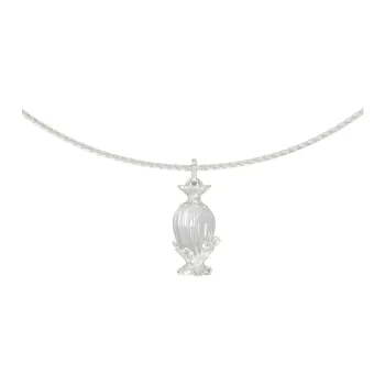 Mouhooland 925 Sterling Silver White Gold Plated Necklaces Unisex