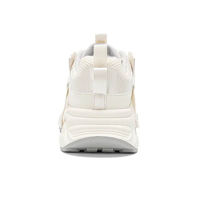 EXULL Q Low Top Chunky Sneakers Women's Beige-3