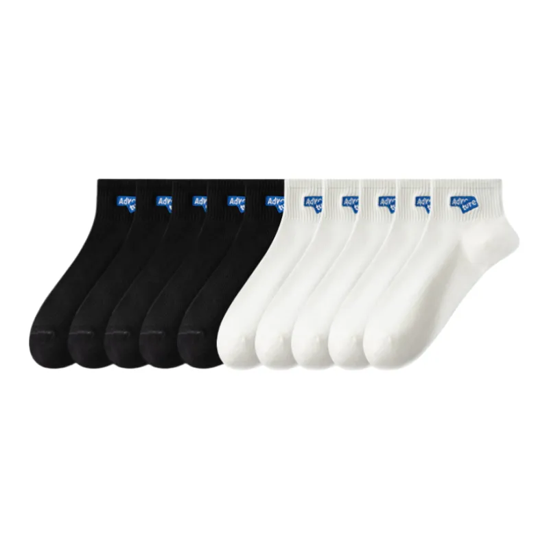 Lan Miao Mid Calf Socks Men's 10 Pack-4