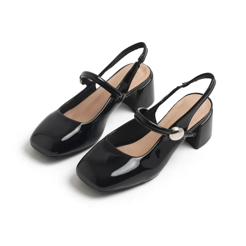 NUNZ Chunky Heel High Heels Women's-11