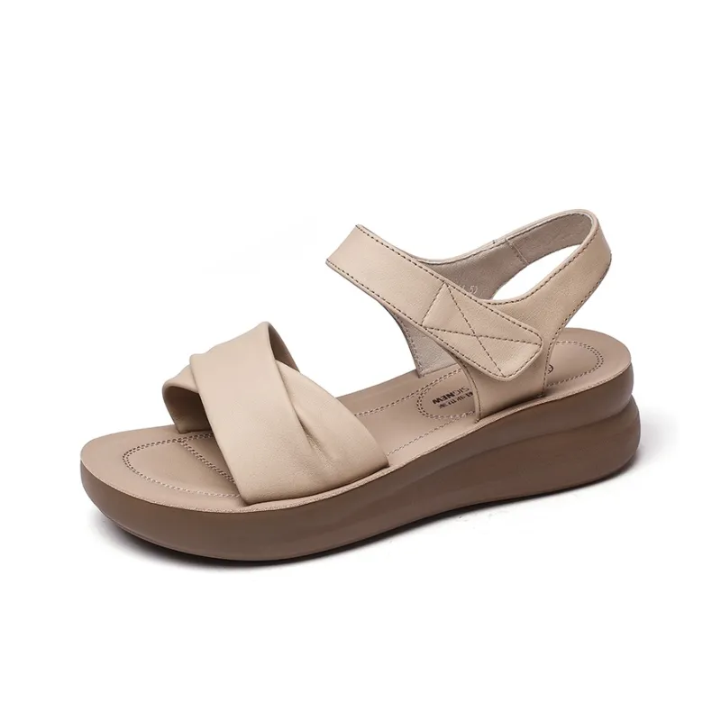 Cigna Beach Sandals Women's Black/Ecru/Apricot/Burgundy/Khaki-6