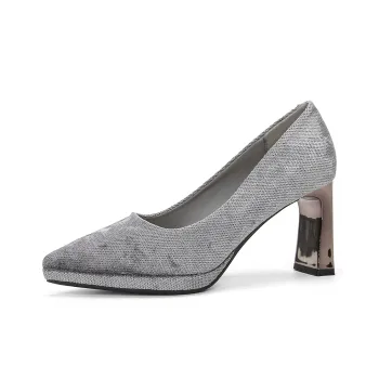 GOSO High Heels Women's Gray/Black