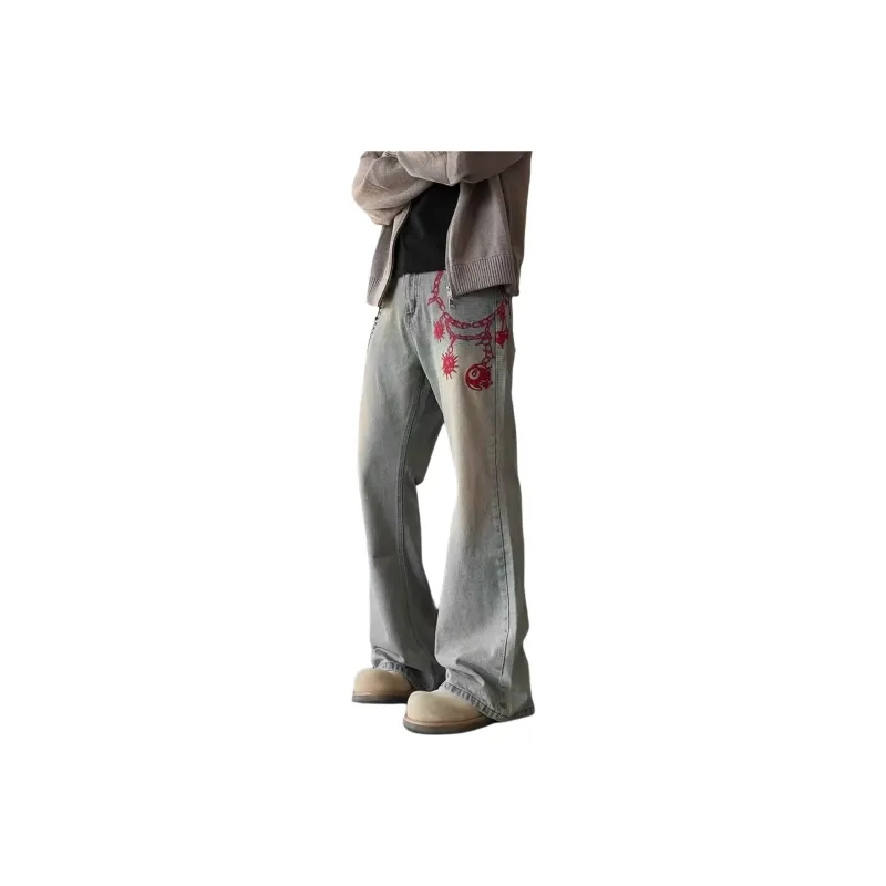 HKRXEC Jeans Men Light Blue-0