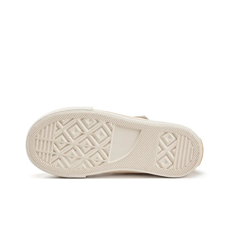 La Chapelle Abrasion Resistant Low Top Canvas Shoes Women's Yellow-5