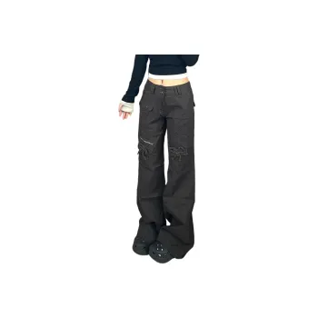KSEK Cargo Pants Unisex Dark Gray[High Quality, American Vintage]