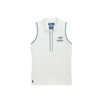 Polo Ralph Lauren X Wimbledon Logo embroidered Polo Top