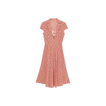 ERMANNO SCERVINO Short Sleeved Dress Women's Red