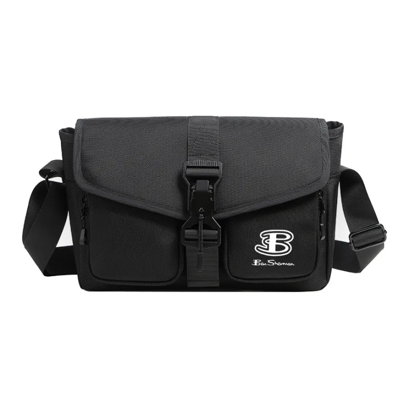 BEN SHERMAN Oxford Shoulder Bag Unisex Black-0