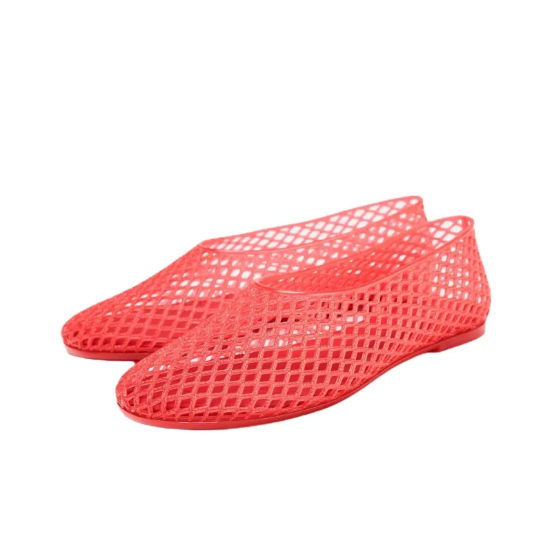 ZARA Casual Single Shoes Women's Red-1