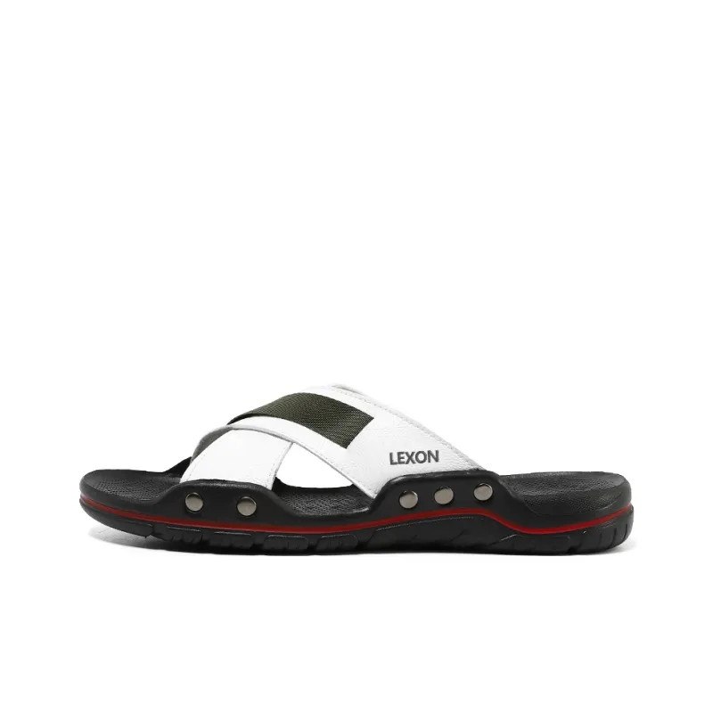 LEXON Rubber Sole Odor Resistant Slide Slippers Men's-4