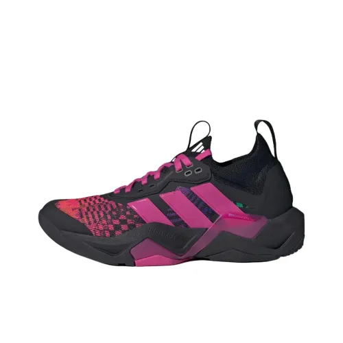 Jeremy Scott x Adidas Rapidmove 2 Anti Slip Wear Resistant Low Top Training Shoes Women's Black