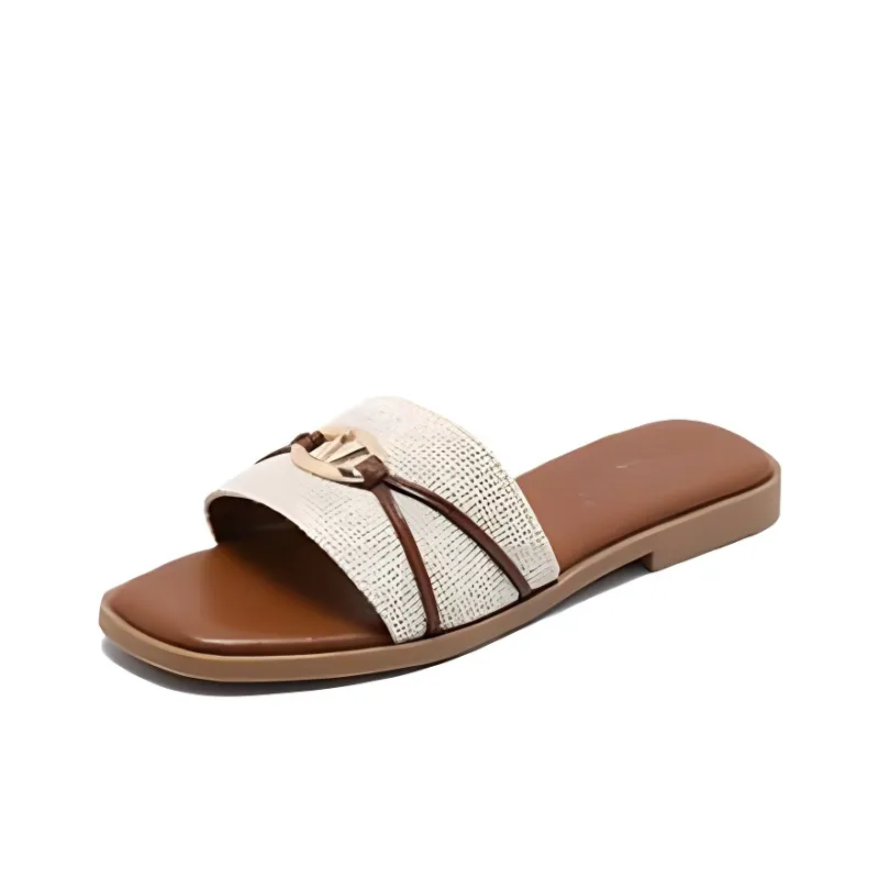 TATAYA Metal Abrasion Resistant Slide Slippers Women's-5