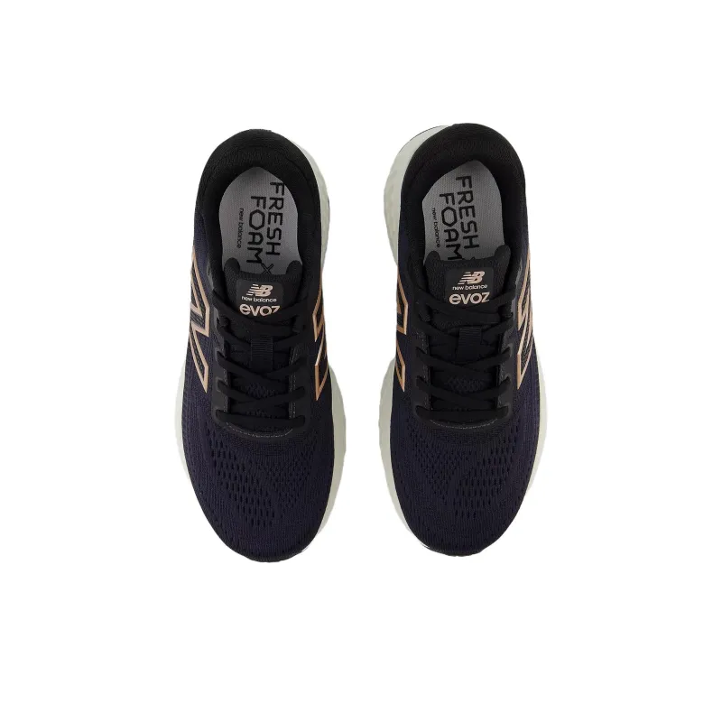 New Balance Fresh Foam X EVOZ V4 Anti Slip Wear Resistant Low Top Running Shoes Women's Black-2