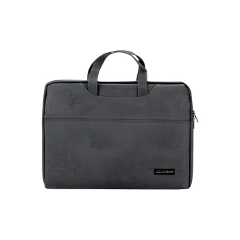 Deli Oxford Laptop Bag Unisex Black/Gray