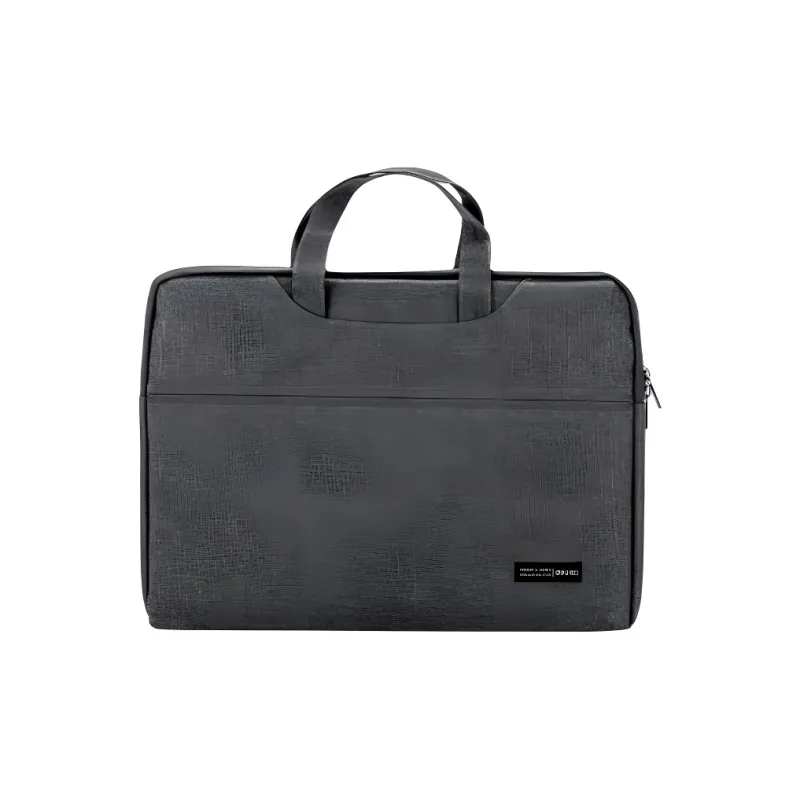 Deli Oxford Laptop Bag Unisex Black/Gray-3