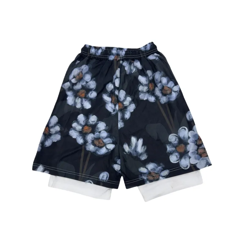 IXXAT Sports Shorts Unisex Black Embroidered-1