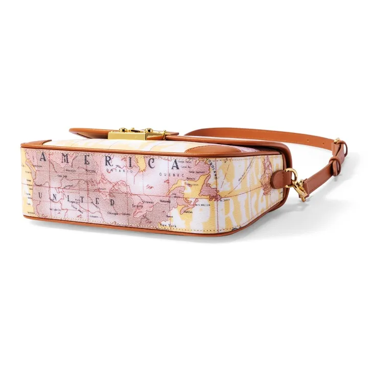 PAPRIKA Cow Leather Baguette Bag Crossbody Bag, Shoulder Bag Regular Women's Multicolor-10