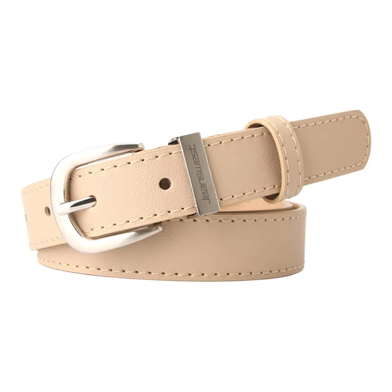 JEANSWEST Artificial Leather PU Leather Belts Women's 2.4cm-3