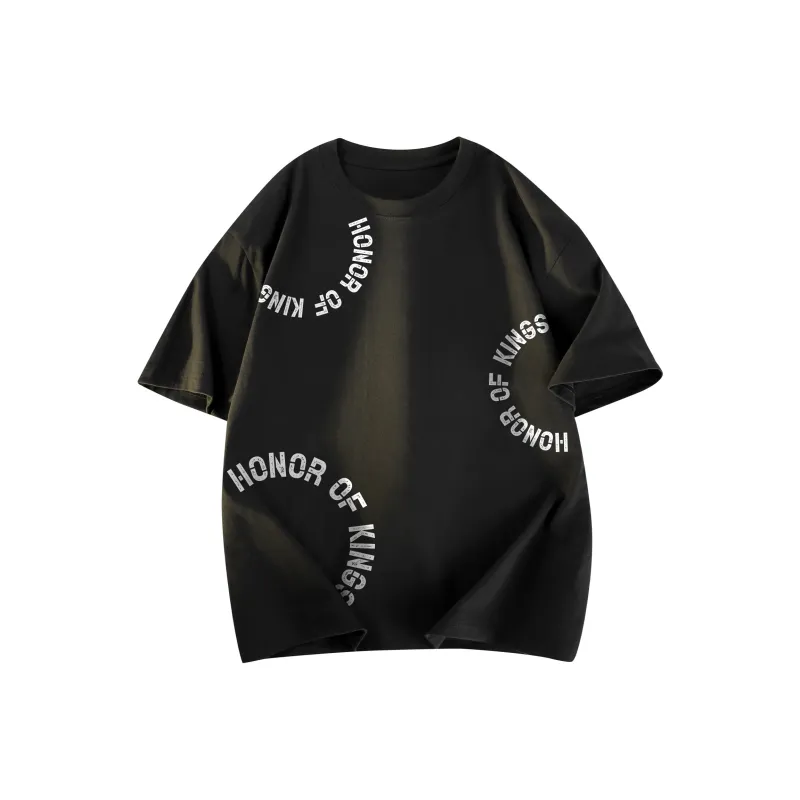HONOR OF KINGS Short Sleeved T Shirts Slogan Section Unisex-22