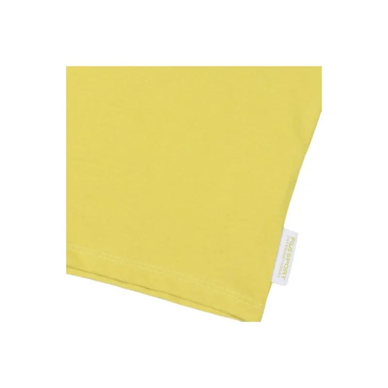 FILA Crop Tops Women's Yellow-3