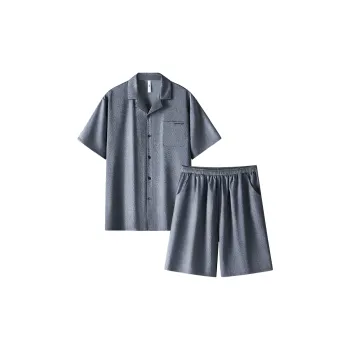HLA x CHENZHEYUAN Pajama Set Men's Solid Color