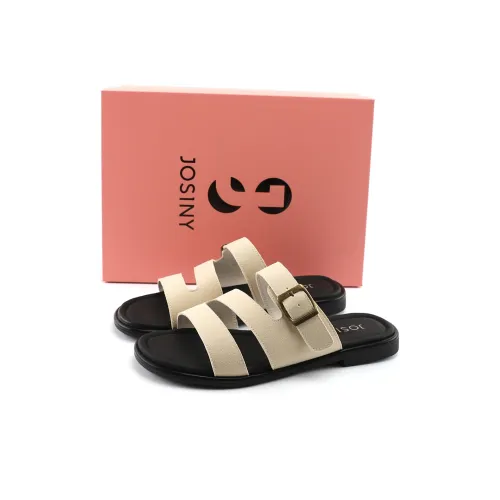 JOSINY Slide Slippers Women's Ecru