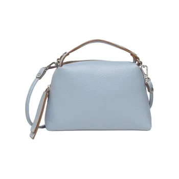 GIANNI CHIARINI Leather Shoulder Bag, Crossbody Bag, Handbag Women's Blue
